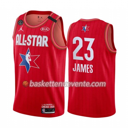 Maillot Basket Los Angeles Lakers LeBron James 23 2020 All-Star Jordan Brand Rouge Swingman - Homme